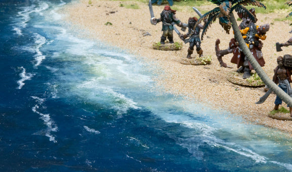 All Game Terrain Water - White Water Highlight - Bards & Cards