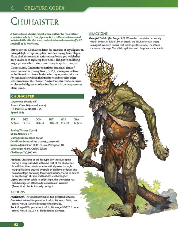 Creature Codex (Hardcover) (5E) - Bards & Cards