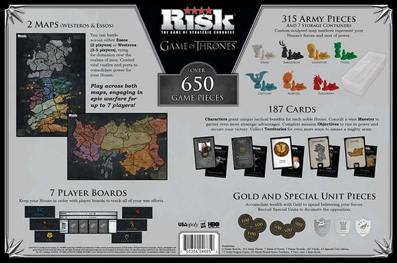 Risk: Game of Thrones - Bards & Cards