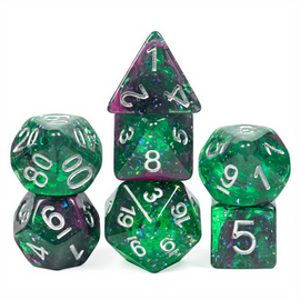 Glow Stick RPG Dice Set - Bards & Cards
