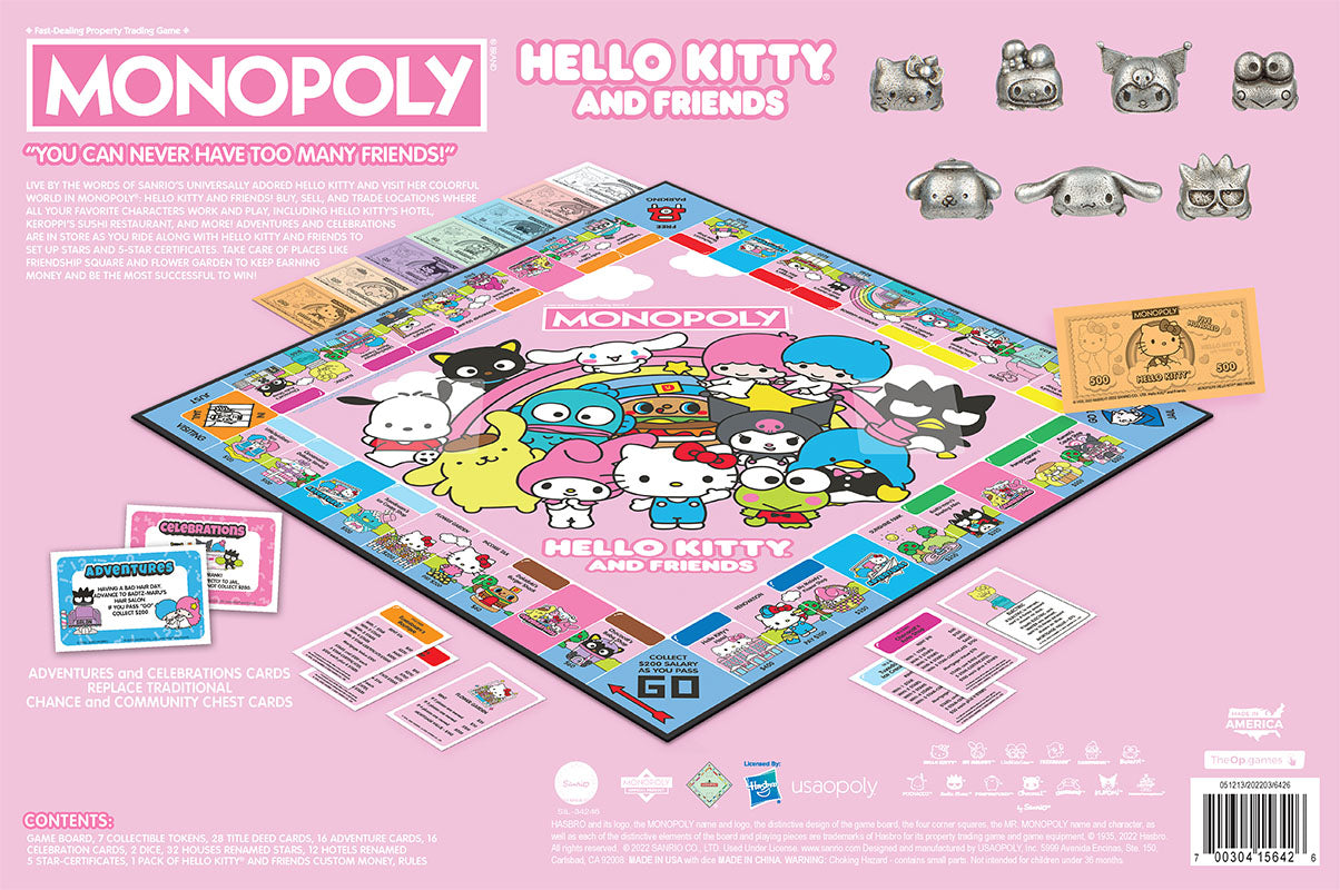 MONOPOLY®: Hello Kitty & Friends - Bards & Cards