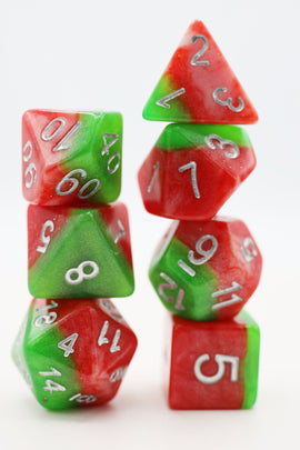 Italian Ice RPG Dice Set - Bards & Cards