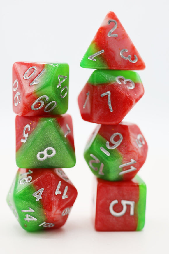 Italian Ice RPG Dice Set - Bards & Cards