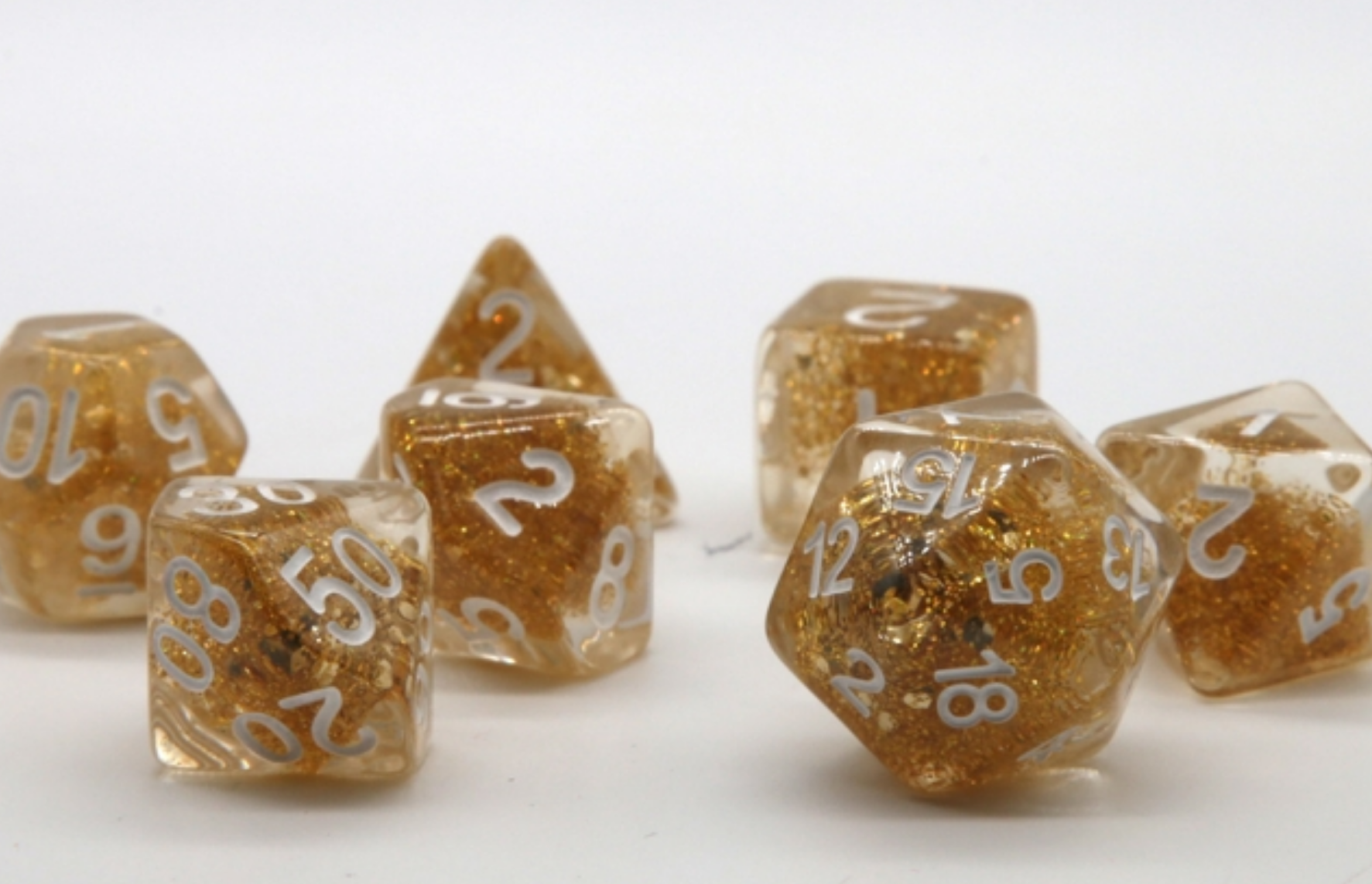 King Midas RPG Dice Set - Bards & Cards