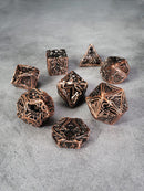 Kraken's Reach 8 pc TTRPG Dice Set - Bards & Cards