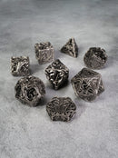 Kraken's Reach 8 pc TTRPG Dice Set - Bards & Cards