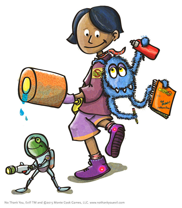 No Thank You Evil! RPG - Bards & Cards