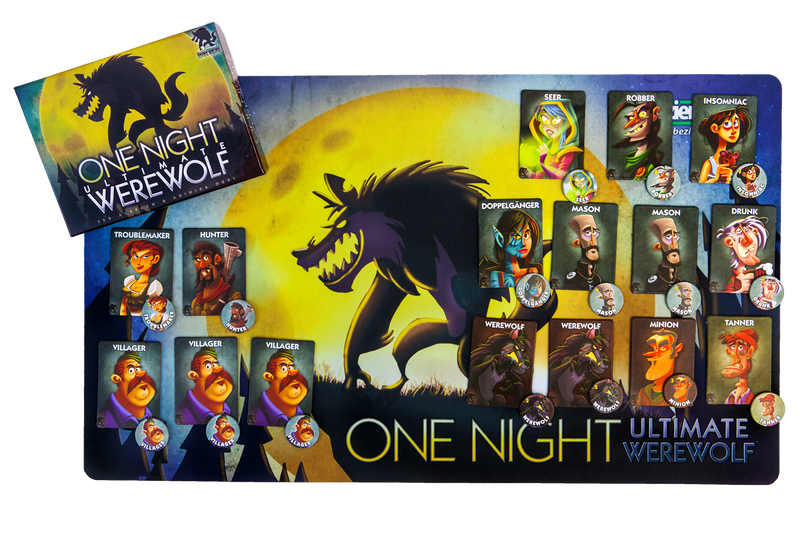 One Night: Ultimate Werewolf (stand alone or expansion) - Bards & Cards