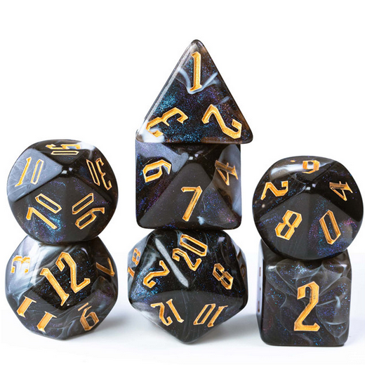 Magician's Pact RPG Dice Set - Bards & Cards
