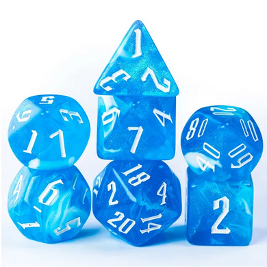 Magician's Tide Pool RPG Dice Set - Bards & Cards