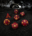 Kraken Dice Cracked Glass 7pc Dice Set - Bards & Cards