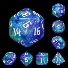 Meteor Storms RPG Dice Set - Bards & Cards