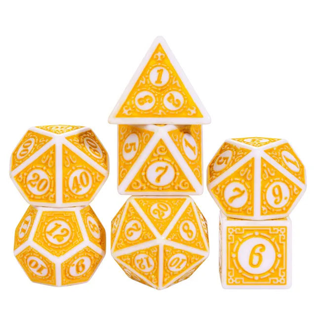 Motif: Rising Sun RPG Dice Set - Bards & Cards