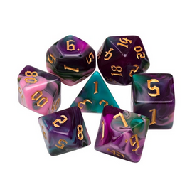 Night Elves RPG Dice Set - Bards & Cards