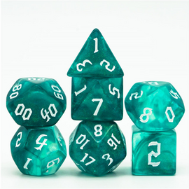 Ocean Elemental RPG Dice Set - Bards & Cards