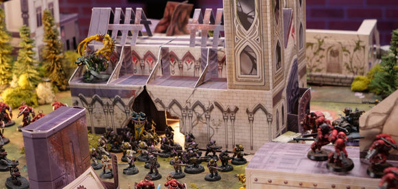 Titans Terrain - Overgrown Capitol Set - Bards & Cards