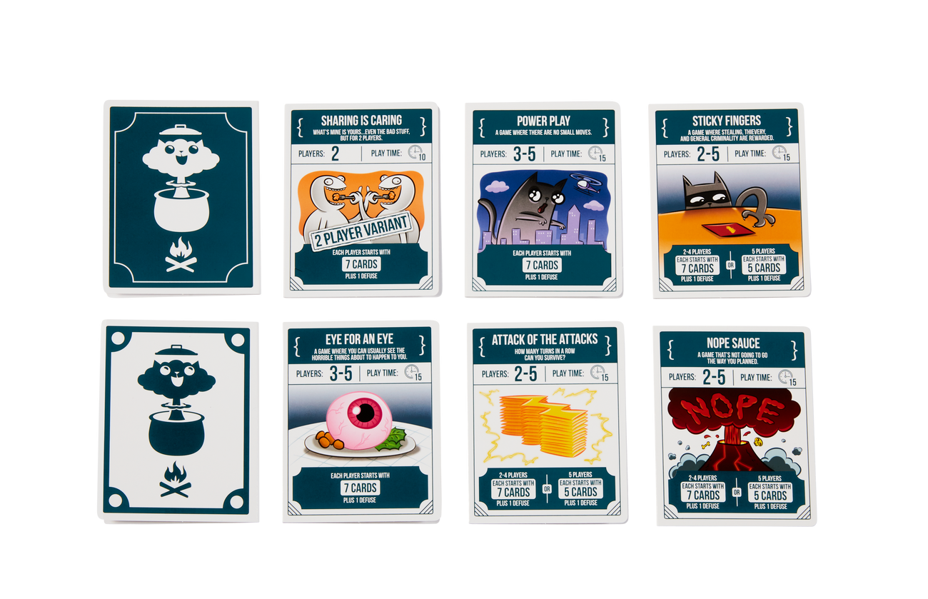 Exploding Kittens: Recipes for Disaster - Bards & Cards