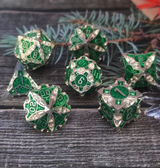 Quiver of Arrows: Elvish Royal Arrow - Metal RPG Dice Set - Bards & Cards