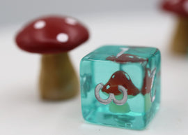 Power Up Mushroom RPG Dice Set - Bards & Cards