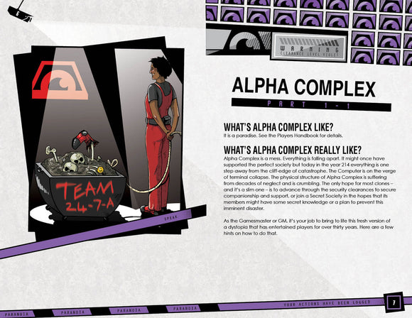 Paranoia RPG: Red Clearance Core Starter Set - Bards & Cards