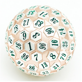 45mm Metal D100 - Rose Gold & Silver - Bards & Cards