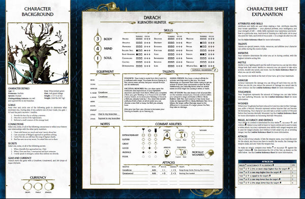 Warhammer Age of Sigmar - Soulbound RPG: Starter Set - Bards & Cards