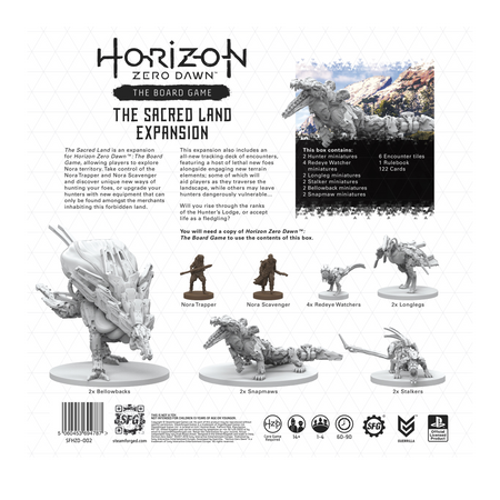 Horizon Zero Dawn: The Board Game - Sacred Land Expansion - Bards & Cards