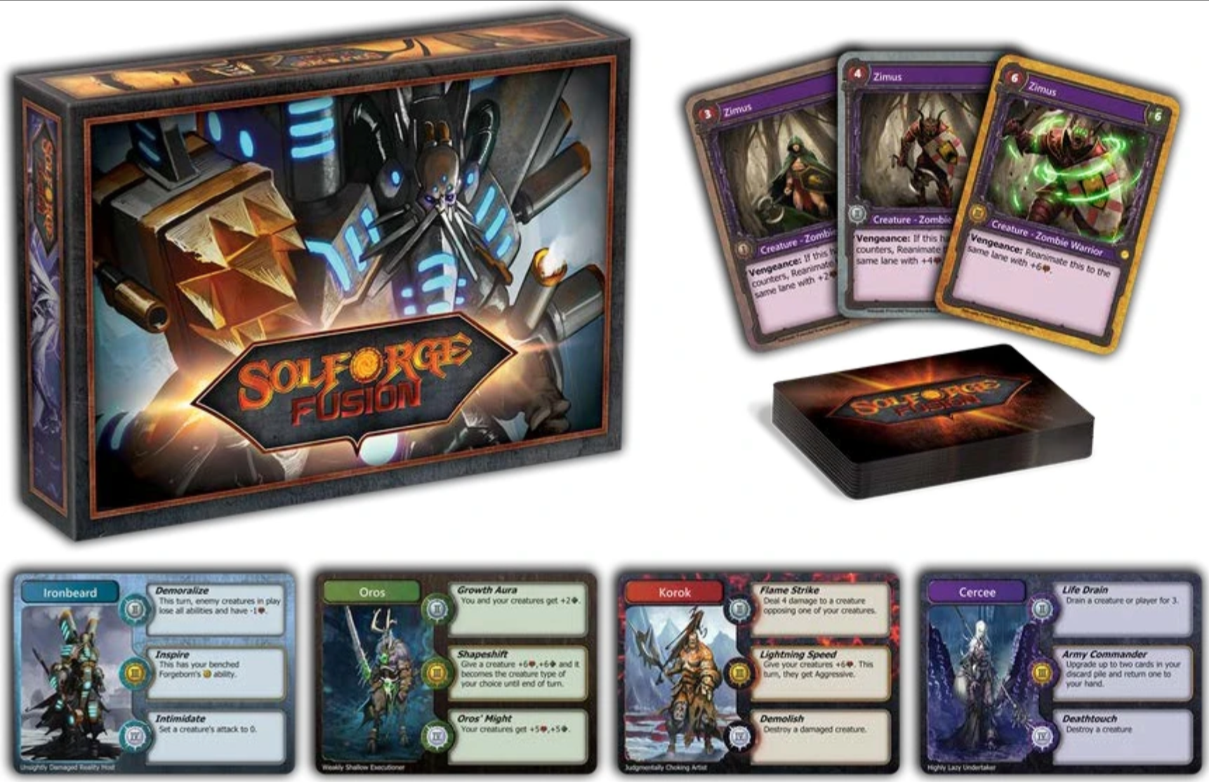 SolForge Fusion Starter Kit - Kickstarter Exclusive Edition - Bards & Cards