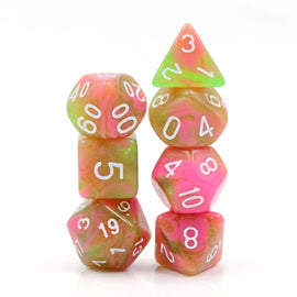 Apple Taffy RPG Dice Set - Bards & Cards