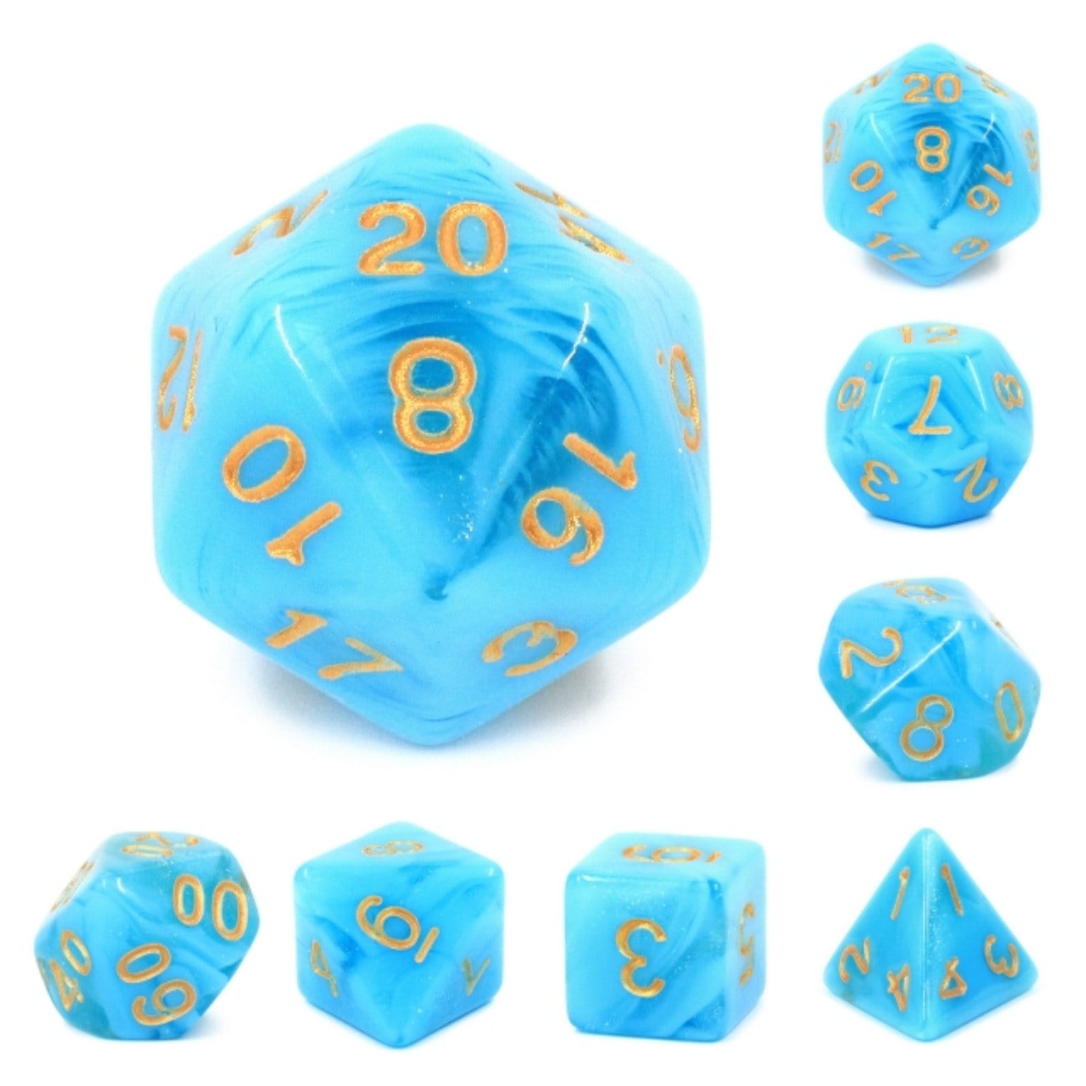 Atlantis RPG Dice Set - Bards & Cards