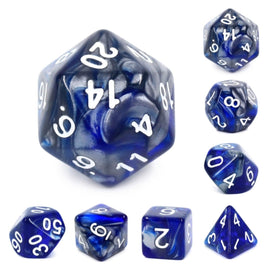 Cold Iron RPG Dice Set - Bards & Cards