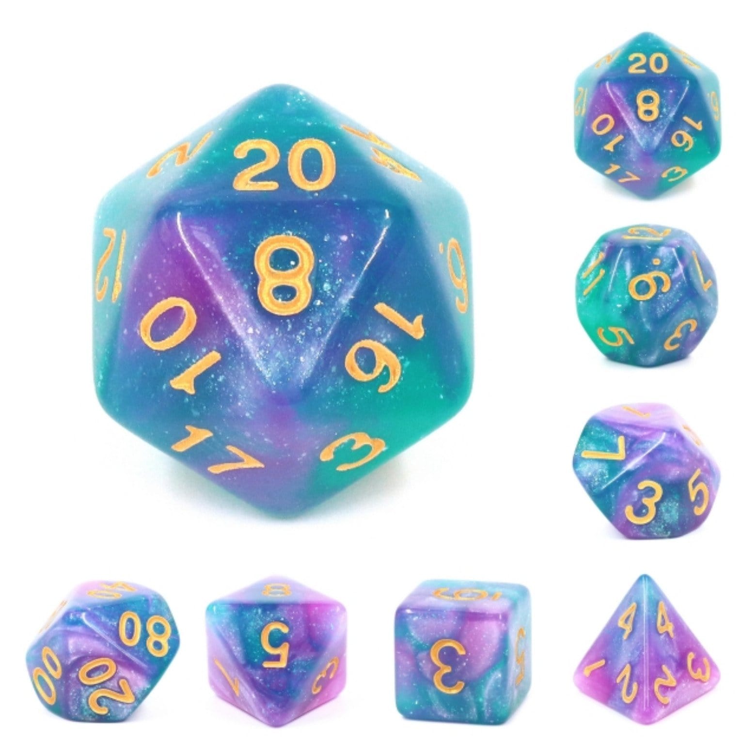 Byzantium RPG Dice Set - Bards & Cards