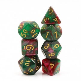 Rose Way RPG Dice Set - Bards & Cards