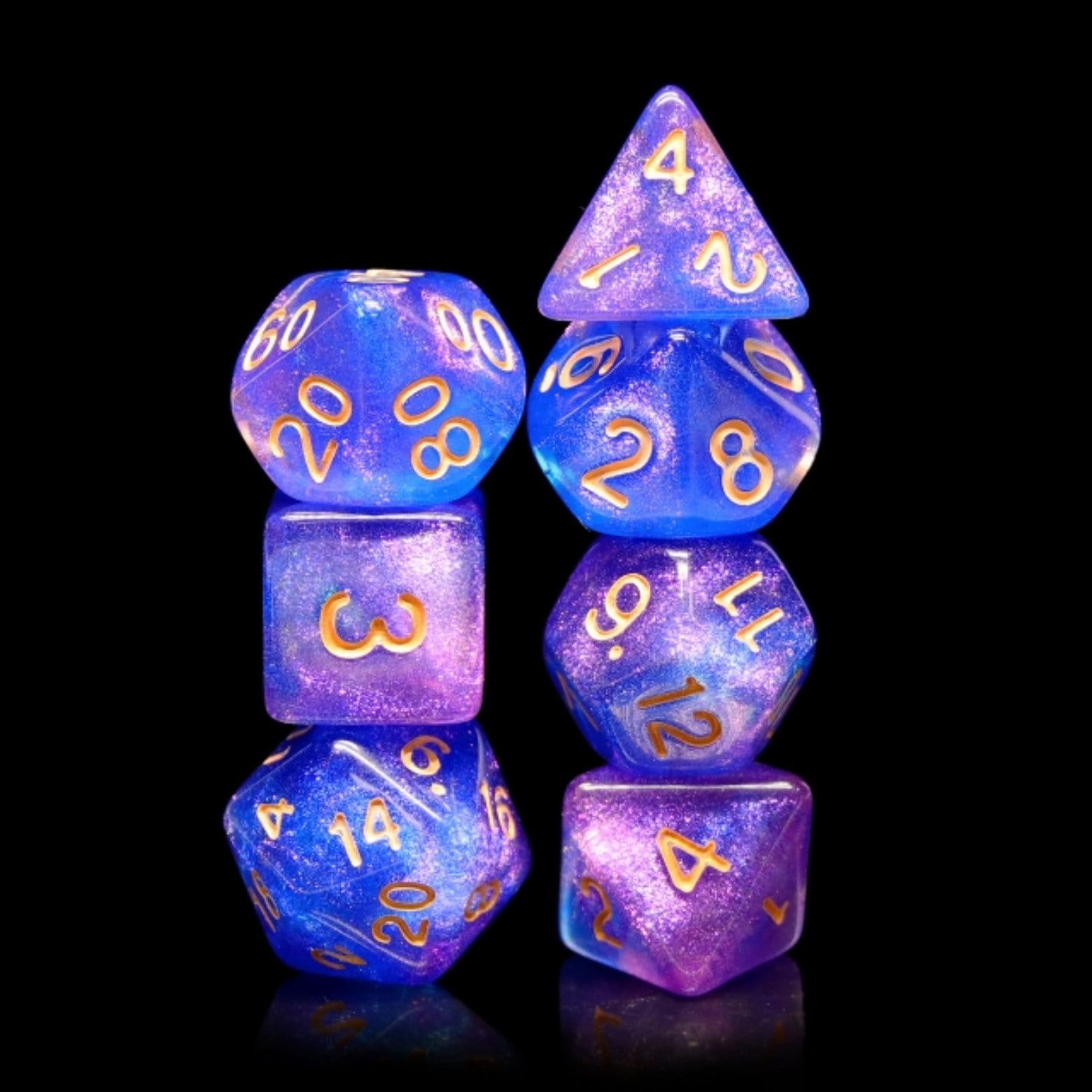 Secret Stars RPG Dice Set - Bards & Cards