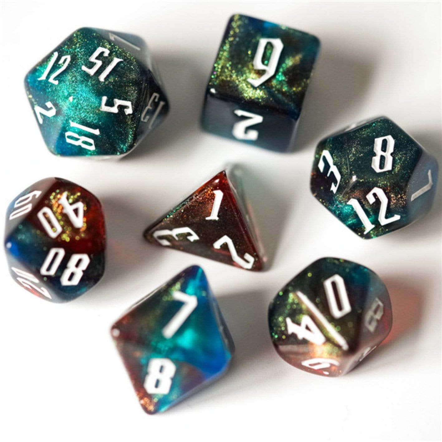 Magician's Illusion RPG Dice Set - Bards & Cards