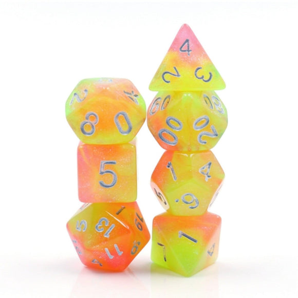 Summer's Joy RPG Dice Set - Bards & Cards