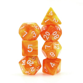 Lemon Sorbet RPG Dice Set - Bards & Cards