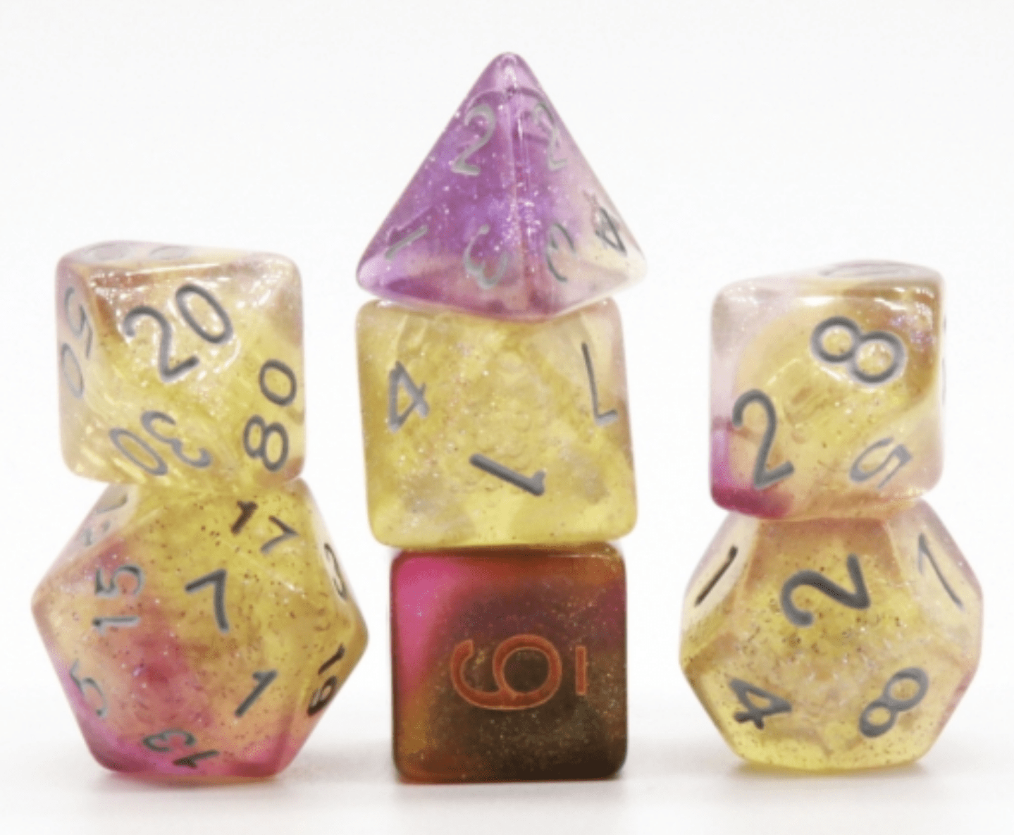 Dream Nebula RPG Dice Set - Bards & Cards