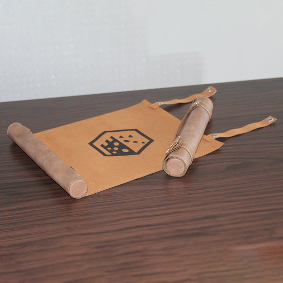 Dice Dungeons Scroll Dice Holder and Rolling Mat - Bards & Cards