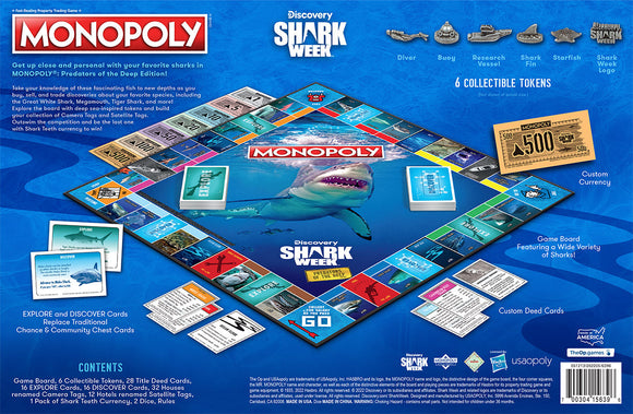 MONOPOLY®: Predators of the Deep Edition - Bards & Cards