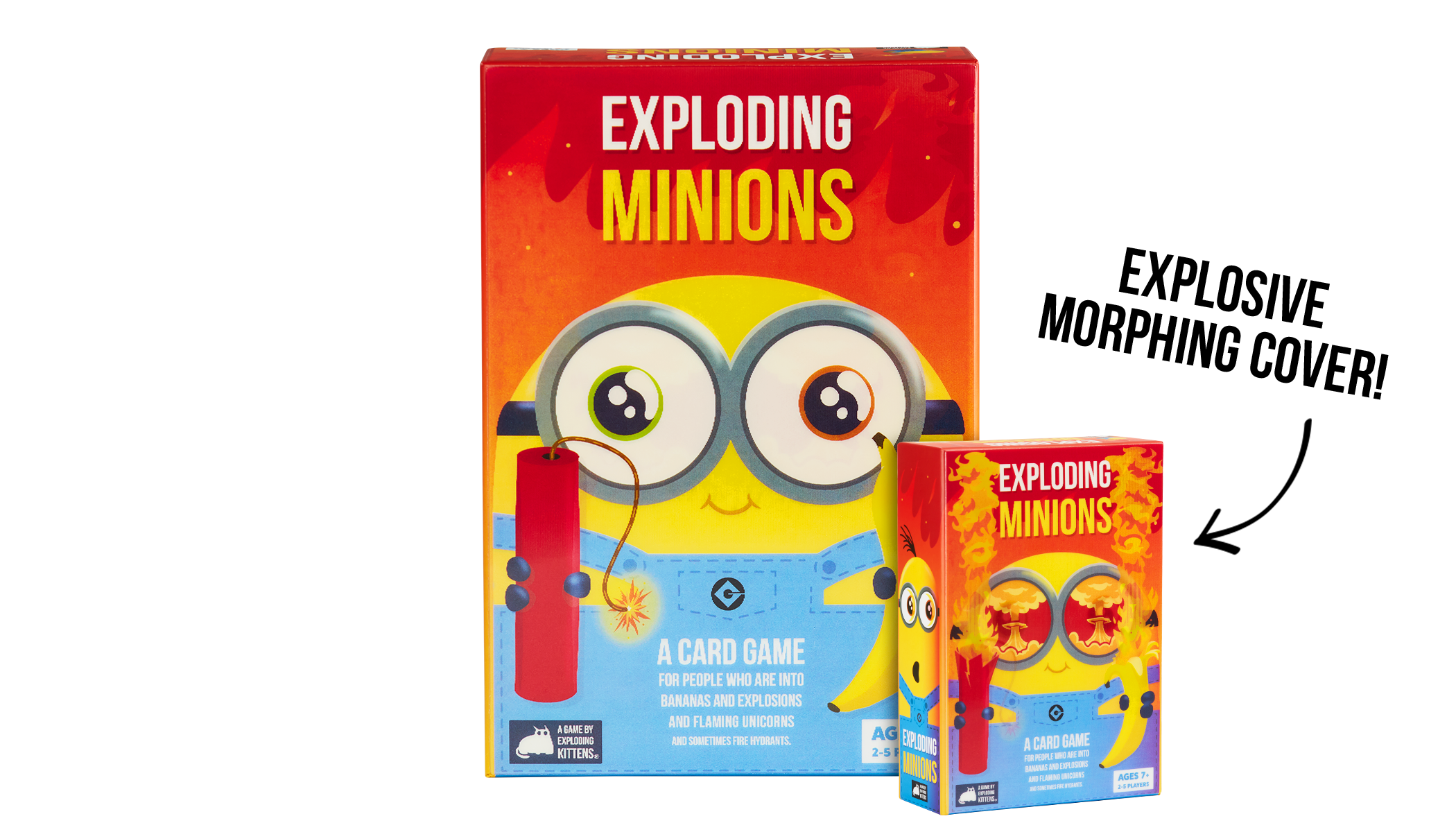 Exploding Minions - A card game for people who are into bananas, flaming unicorns, and sometimes fire hydrants. - Bards & Cards