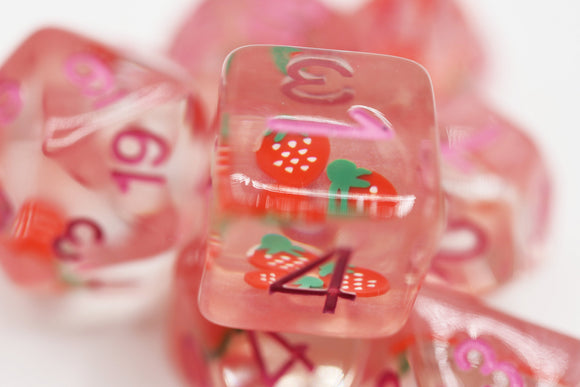 Strawberry Shortcake RPG Dice Set - Bards & Cards