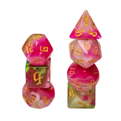 Superbloom RPG Dice Set - Bards & Cards