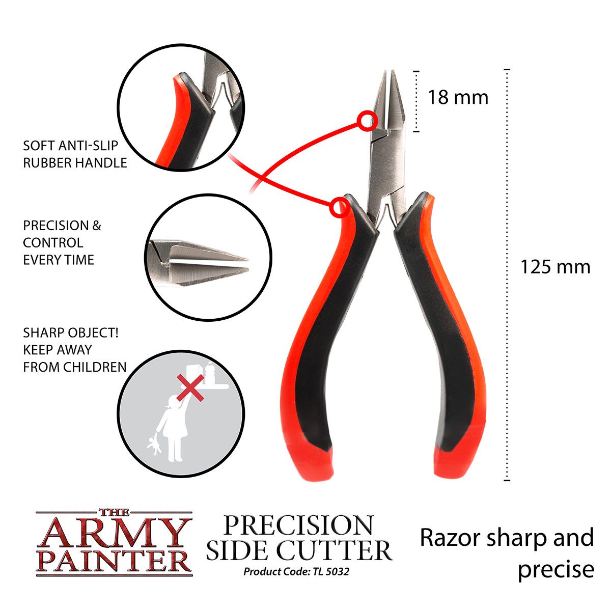 The Army Painter Precision Side Cutter - Bards & Cards