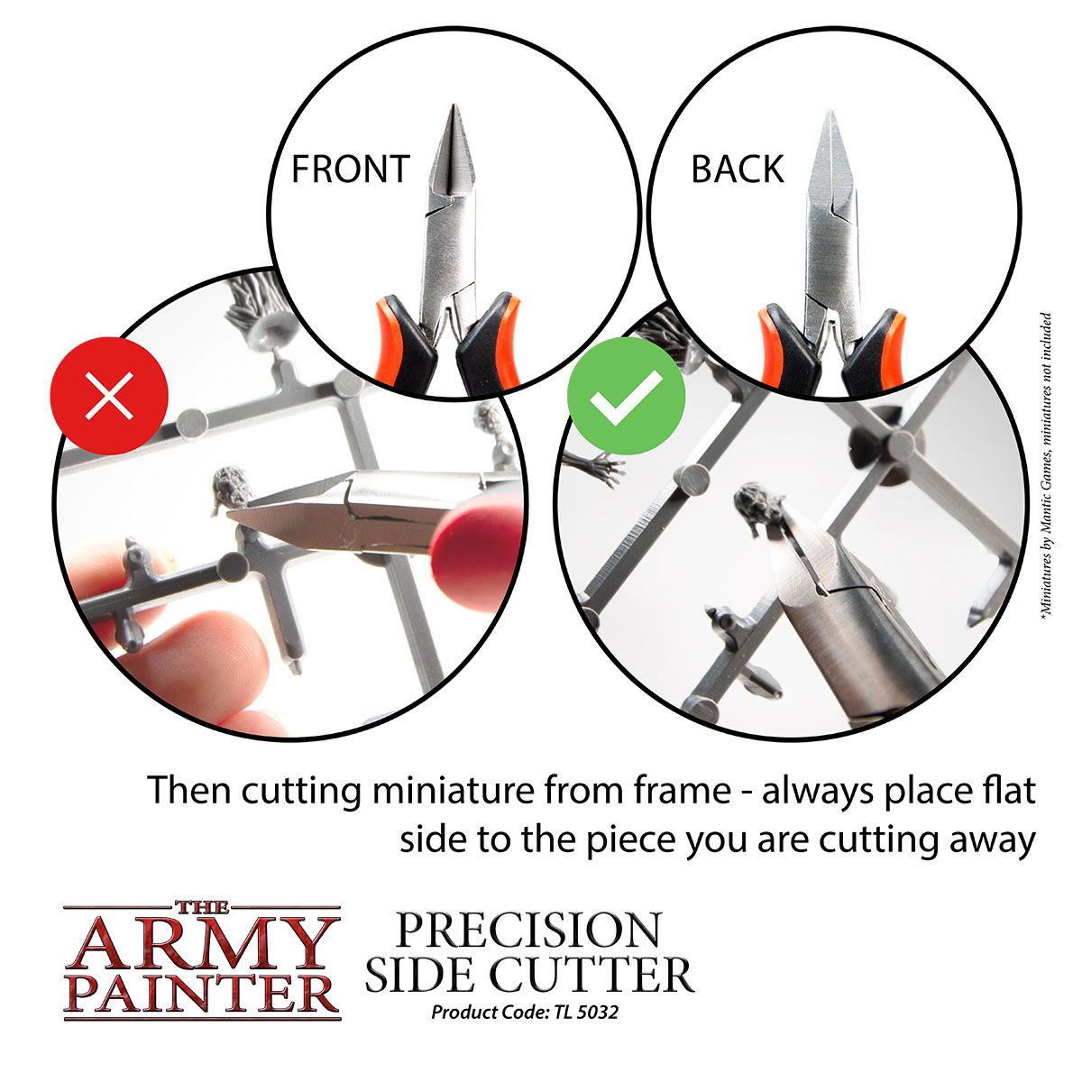 The Army Painter Precision Side Cutter - Bards & Cards