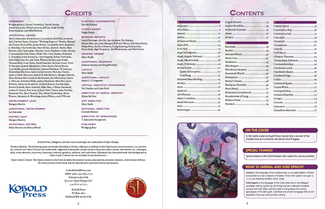Tome of Beasts II (Hardcover) (5E) - Bards & Cards