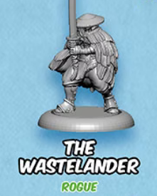 Riot Quest The Wastelander Miniature - Bards & Cards