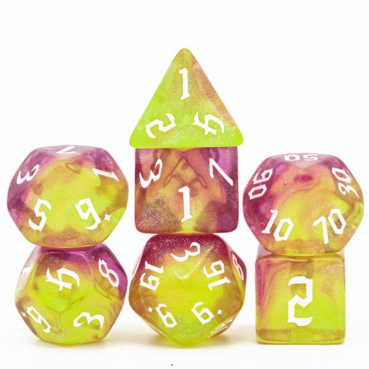 Twilight Elemental RPG Dice Set - Bards & Cards