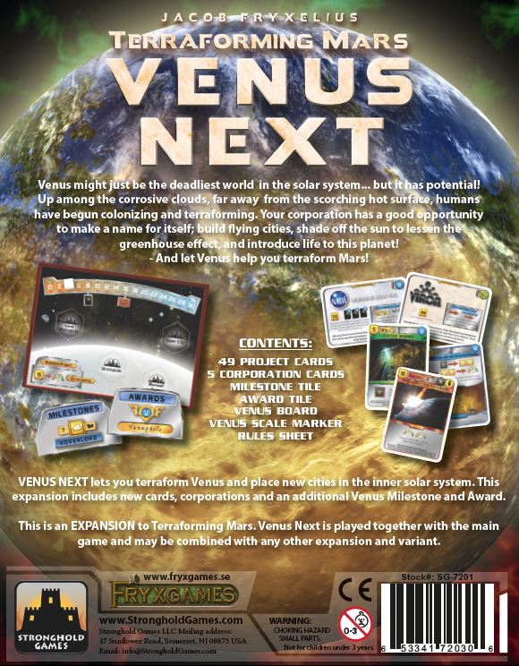 Terraforming Mars: Venus Next Expansion - Bards & Cards