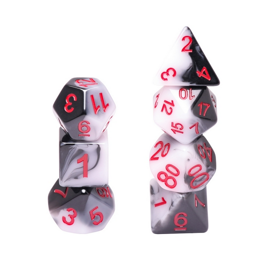 Warrior RPG Dice Set - Bards & Cards